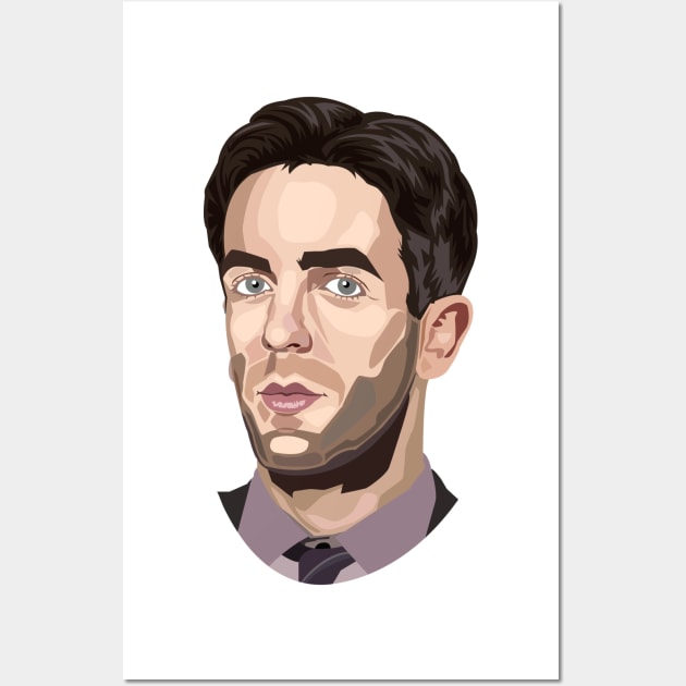 Ryan Howard - BJ Novak (The Office US) Wall Art by meganyiu